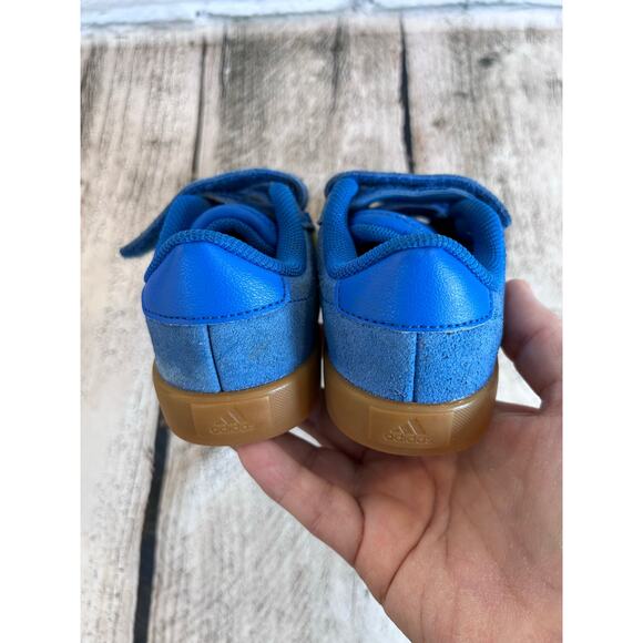 ADIDAS Boy’s VL Court Sneakers / Size: 8K - Picture 8 of 9